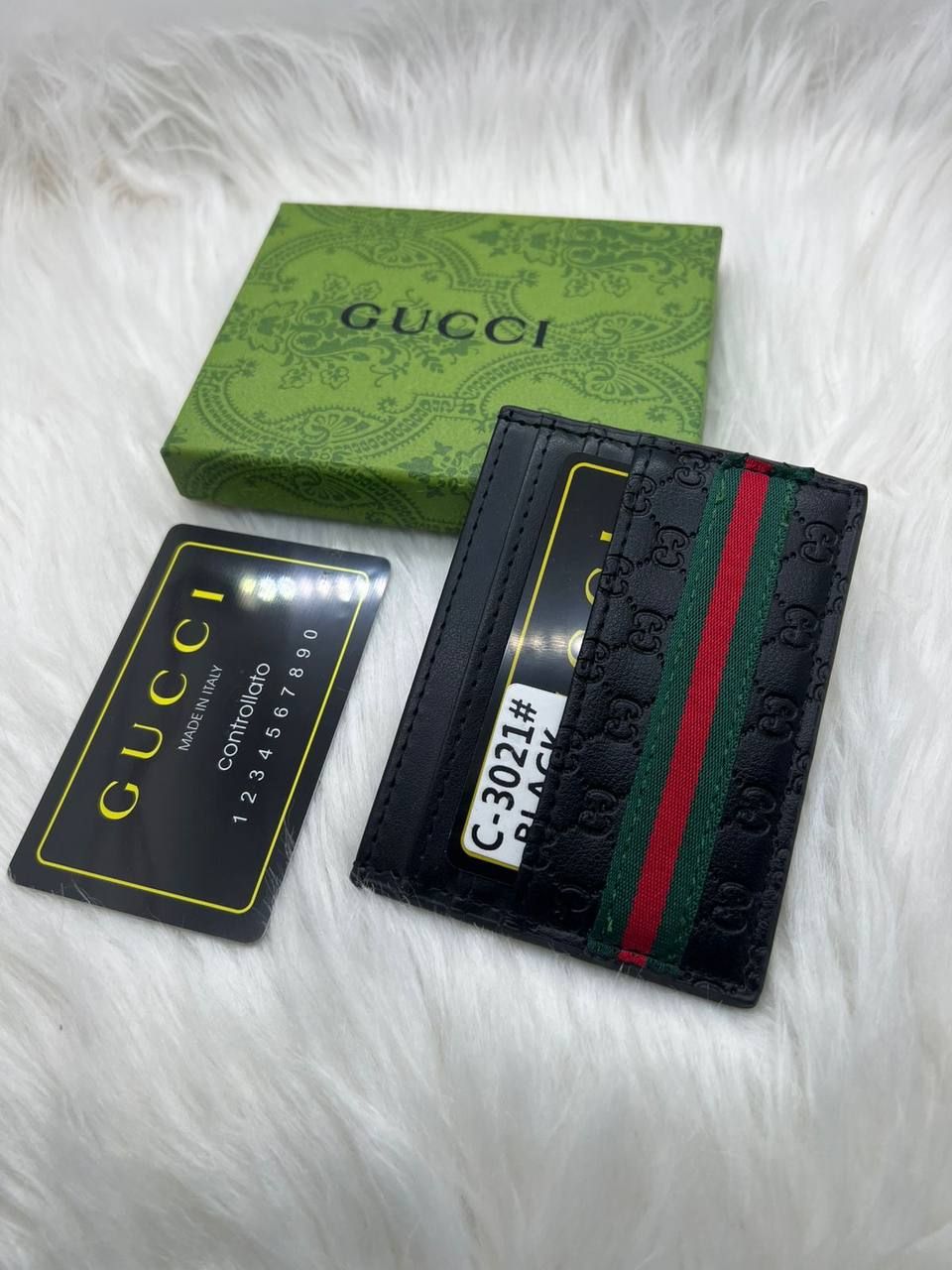 Gucci Inspired Card Holder & Wallet Collection (Master Copy) - Multi-Design GG Monogram & Quilted Leather | D-E43 – Image 6