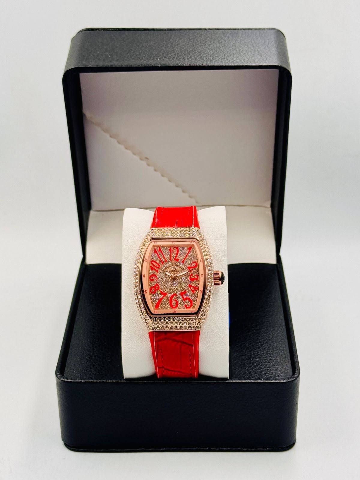 Franck Muller-Inspired Iced Out Luxury Watch with Premium Leather Strap (Premium Quality) | D-E13 – Image 3