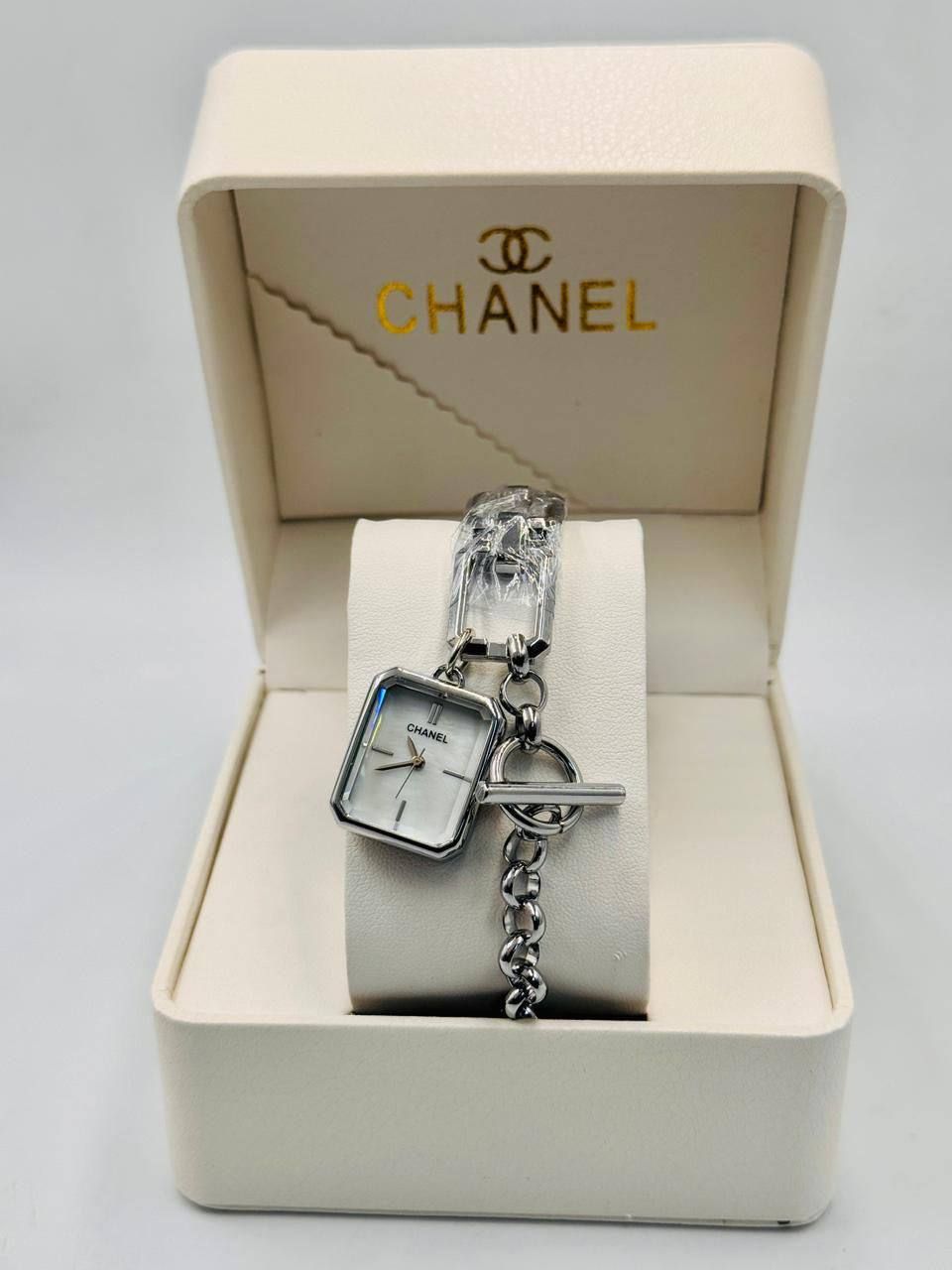 Chanel-Inspired Elegant Charm Bracelet Watch (Premium Quality) | D-E59 – Image 3