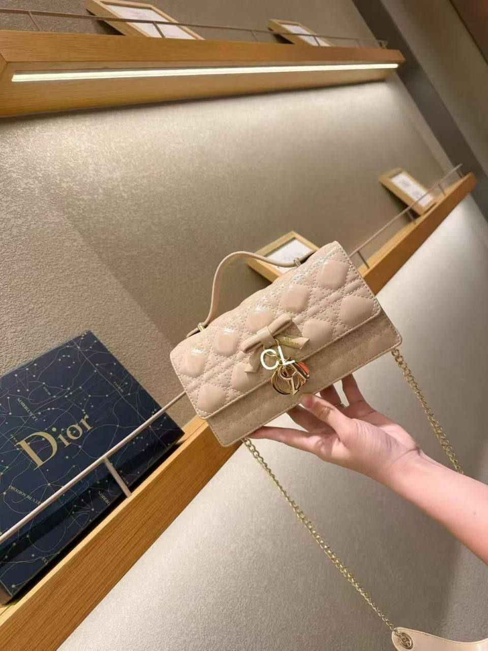 Dior Inspired Luxury Quilted Crossbody Bag – Ultimate Evening & Daylight Glamour | D-E19 – Image 8