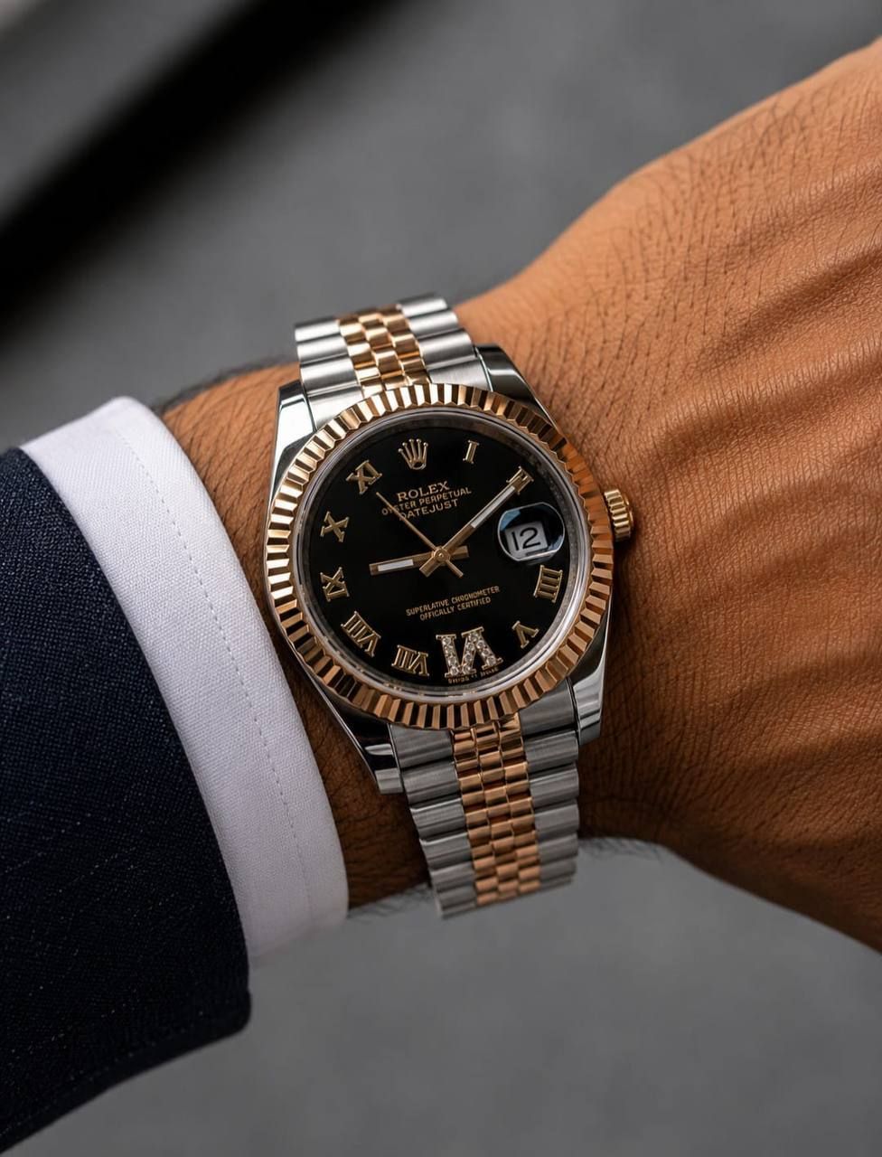 Classic Datejust Luxury Watch – Rolex-Inspired Premium Edition (Copy 1) with Mega Color Selection | D-E01 – Image 8