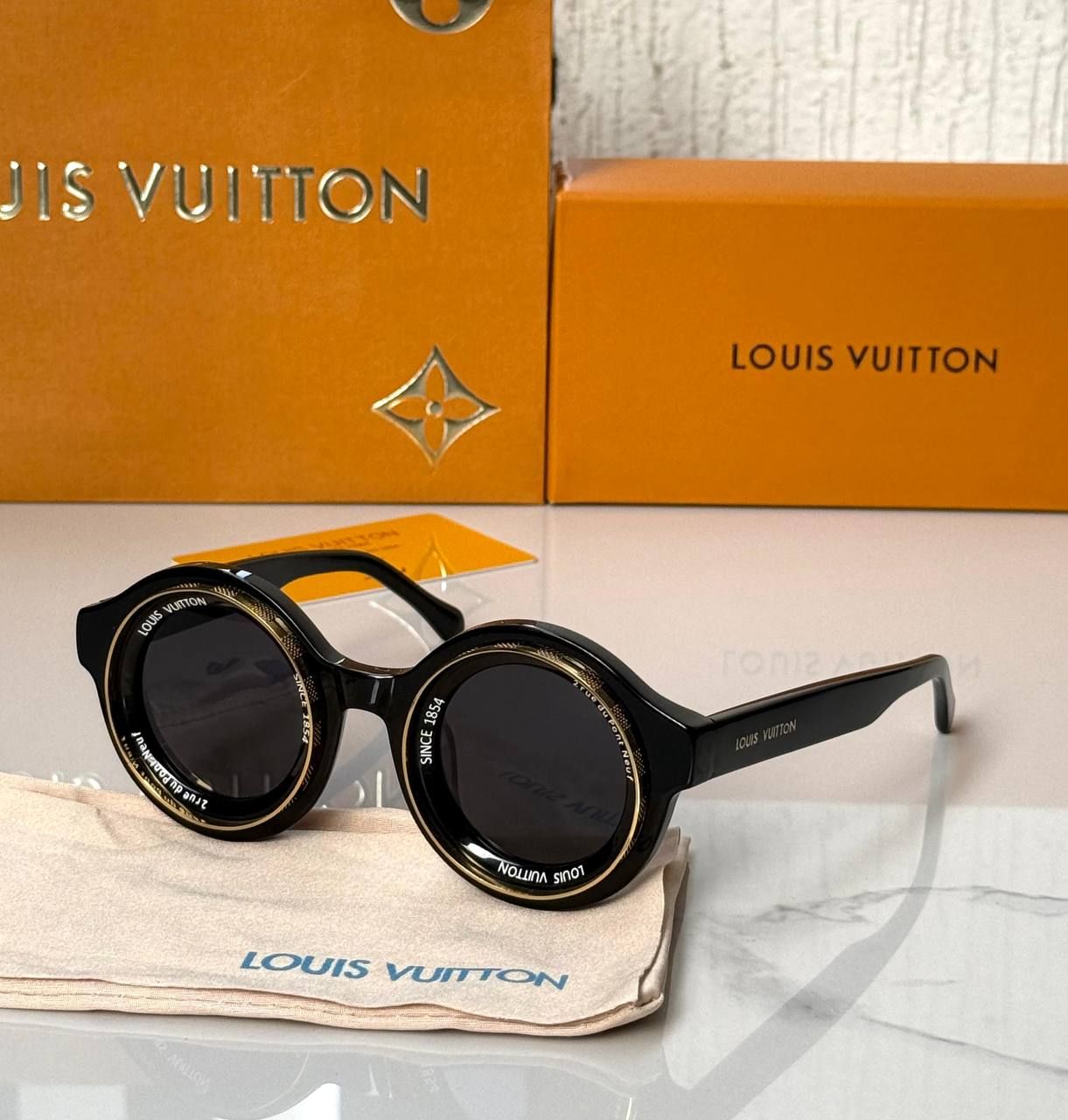 Louis Vuitton Luxury Sunglasses | Modern Style & Elegance | UAE | D-E56 – Image 7
