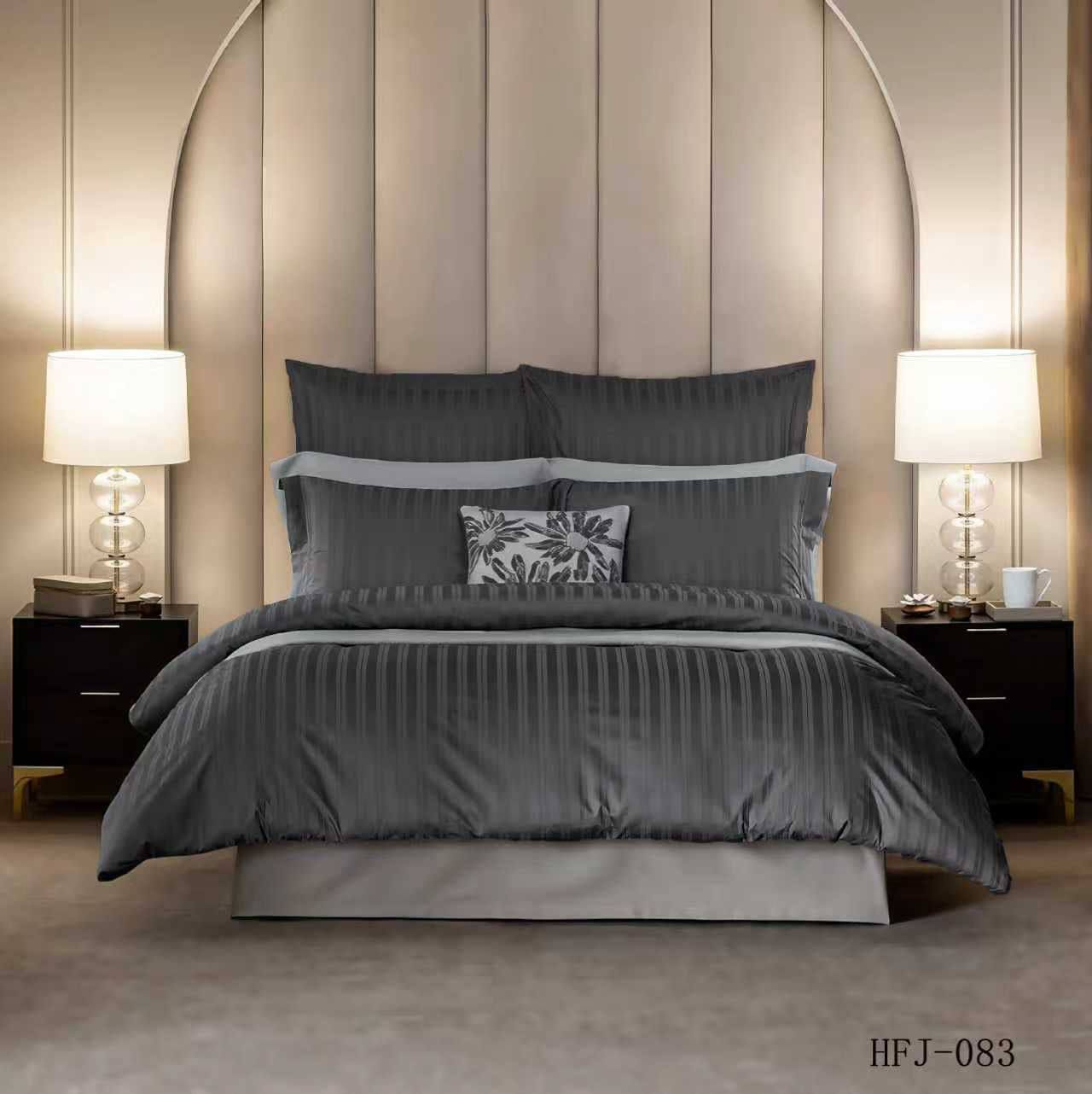طقم غطاء لحاف (كوفر) فندقي فاخر - كينج سايز - موديل | D-A50 – Image 8