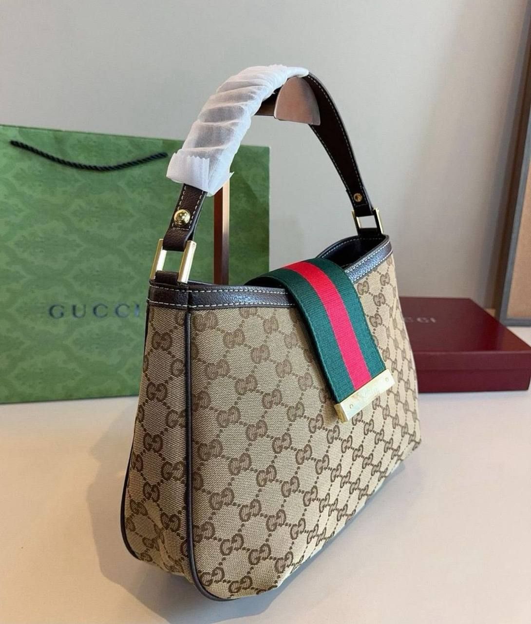 Classic GG Monogram Hobo Shoulder Bag – Timeless Luxury & Modern Appeal | D-E15 – Image 6