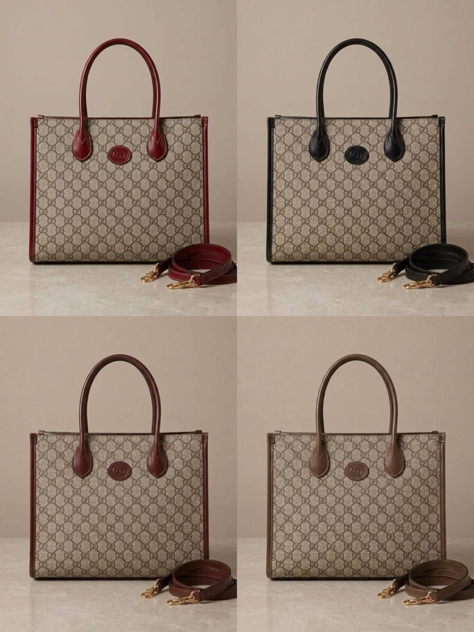 Classic Monogram Structured Tote Bag – Timeless Luxury Shoulder Bag | D-E15 – Image 5