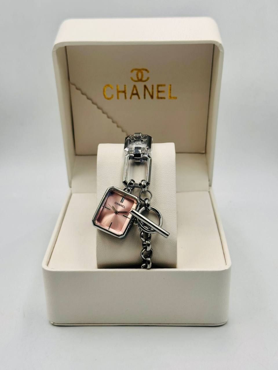 Chanel-Inspired Elegant Charm Bracelet Watch (Premium Quality) | D-E59 – Image 4