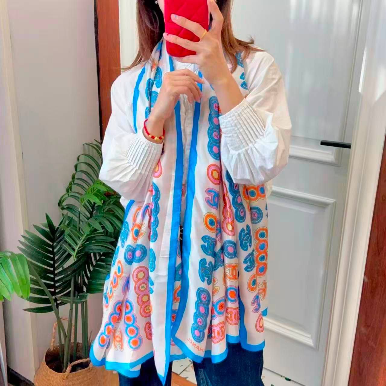 Designer Luxury Scarves (Copy One) – Soft & Elegant Statement Scarves for the UAE | D-E47 – Image 33