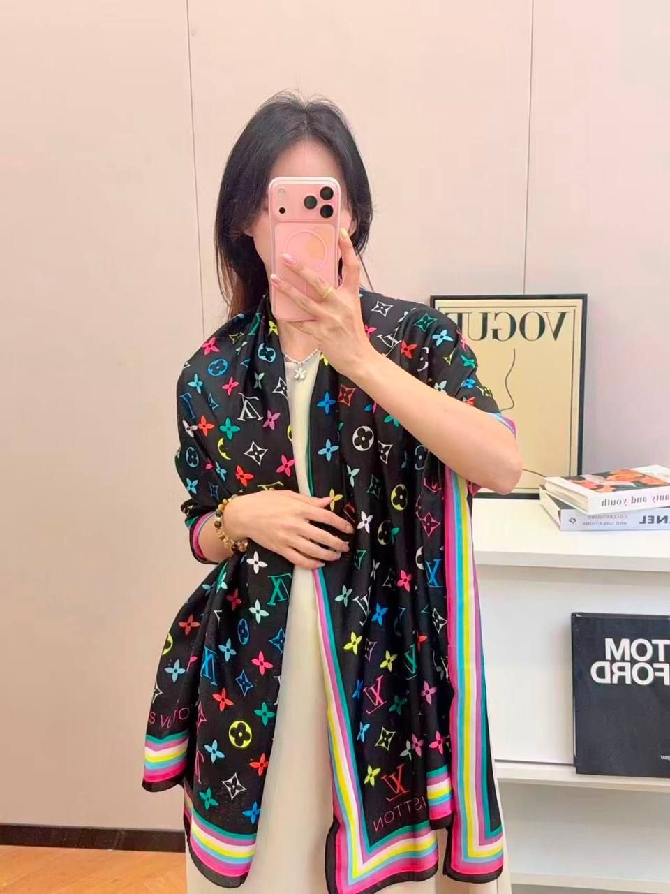 Designer Luxury Scarves (Copy One) – Soft & Elegant Statement Scarves for the UAE | D-E47 – Image 8