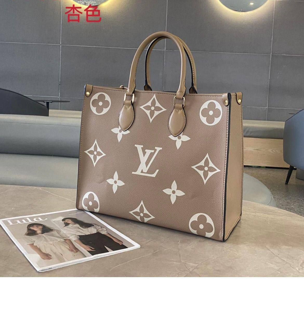 Luxurious "Louis Vuitton OnTheGo" Tote Bag – Available in All Colors | D-E14 – Image 7