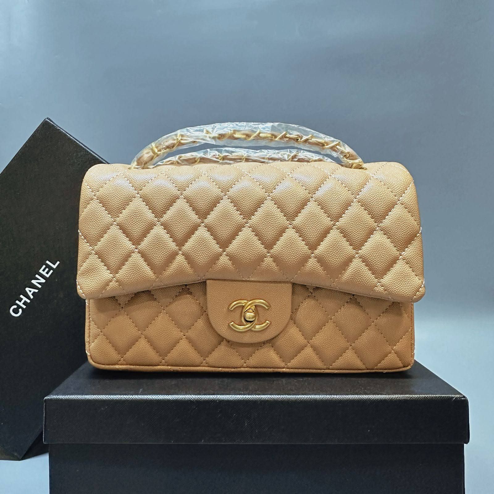 Luxury Chanel Classic Flap Bag in Premium Caviar Leather - Top High Master Edition | D-E16 – Image 9