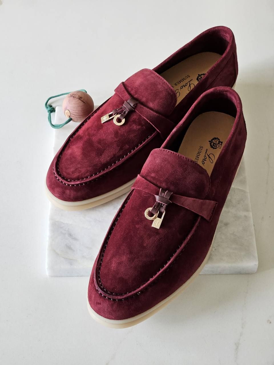 Loro Piana High Master Women's Suede Loafers | Ultimate Elegance & Comfort | UAE | D-E56 – Image 10