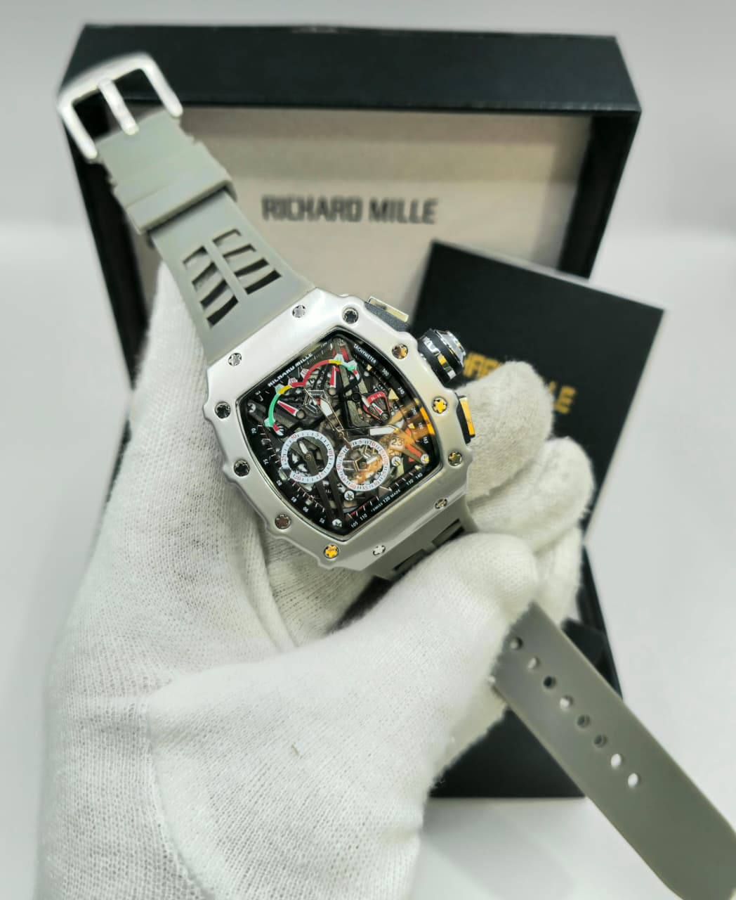 Richard Mille-Inspired Premium Skeleton Mechanical Sports Watch (Master Copy) | D-E13 – Image 2