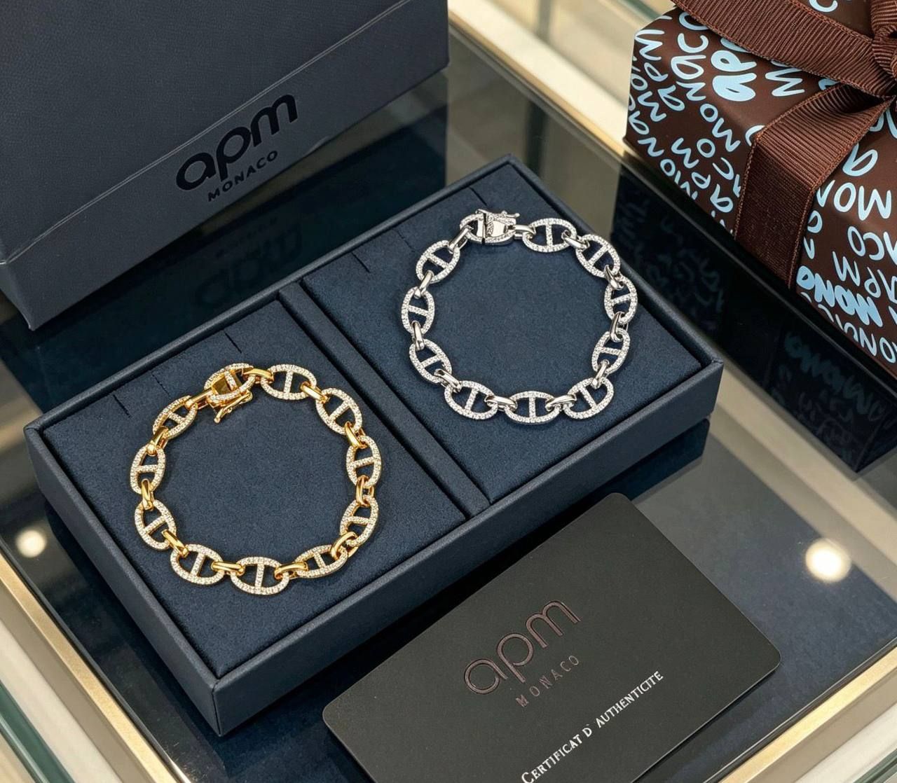 APM Monaco Super Master Jewelry Set (Gold & Silver) | Luxury Accessories UAE | D-E56 – Image 3