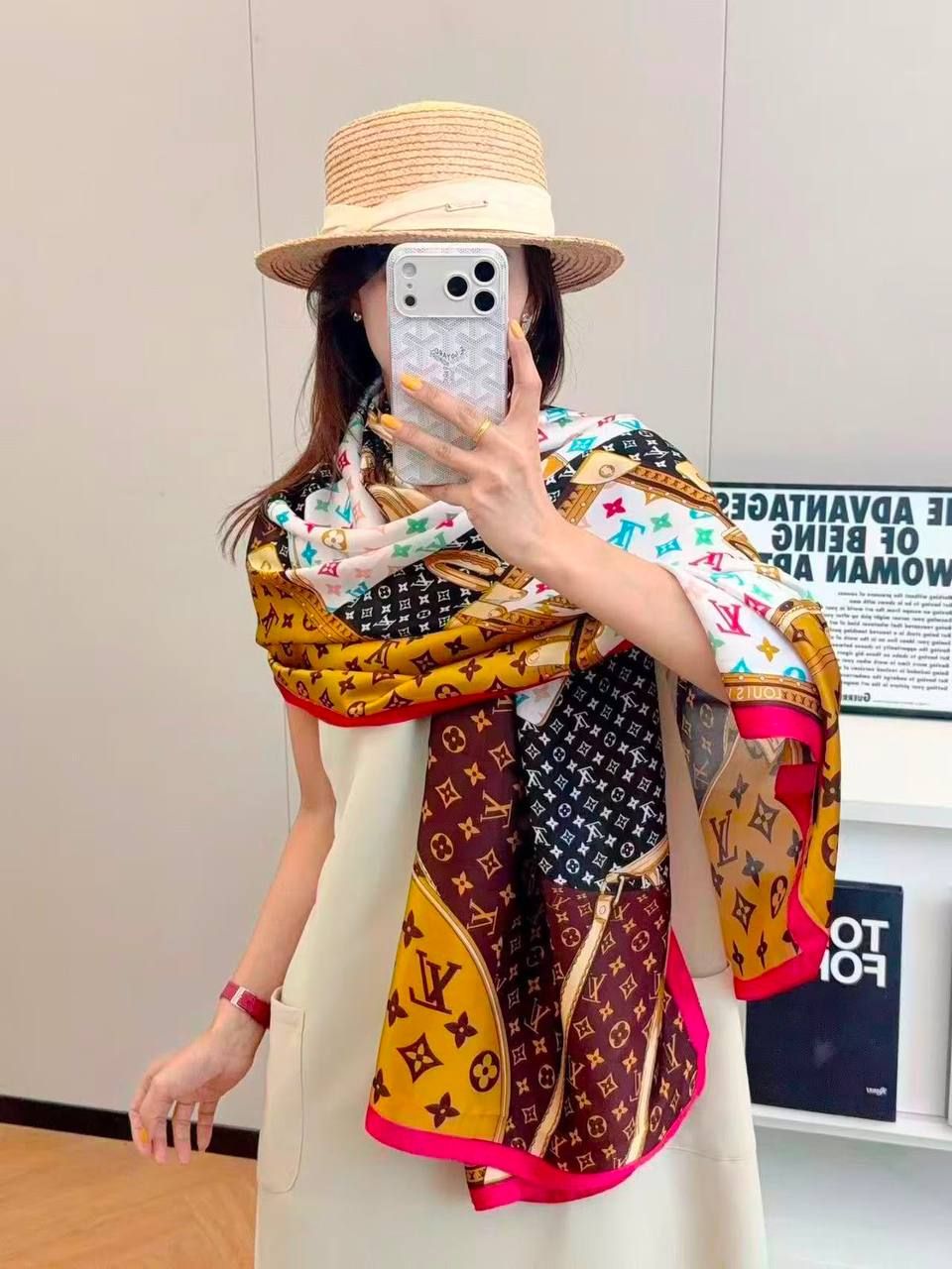 Designer Luxury Scarves (Copy One) – Soft & Elegant Statement Scarves for the UAE | D-E47 – Image 23