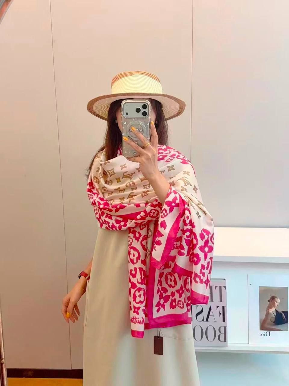 Designer Luxury Scarves (Copy One) – Soft & Elegant Statement Scarves for the UAE | D-E47 – Image 5