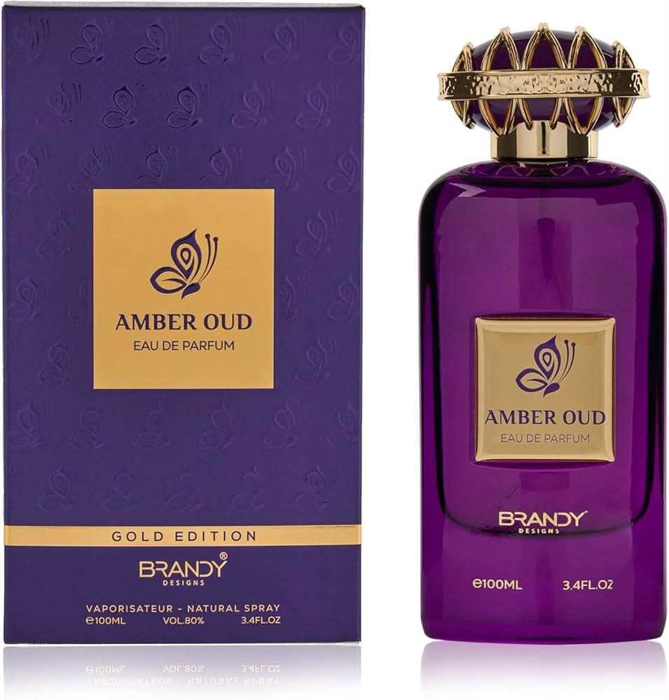 Brandy Designs "Amber Oud" Gold Edition EDP (100ml) – A Luxurious Royal Scent Trail | D-E41 – Image 2