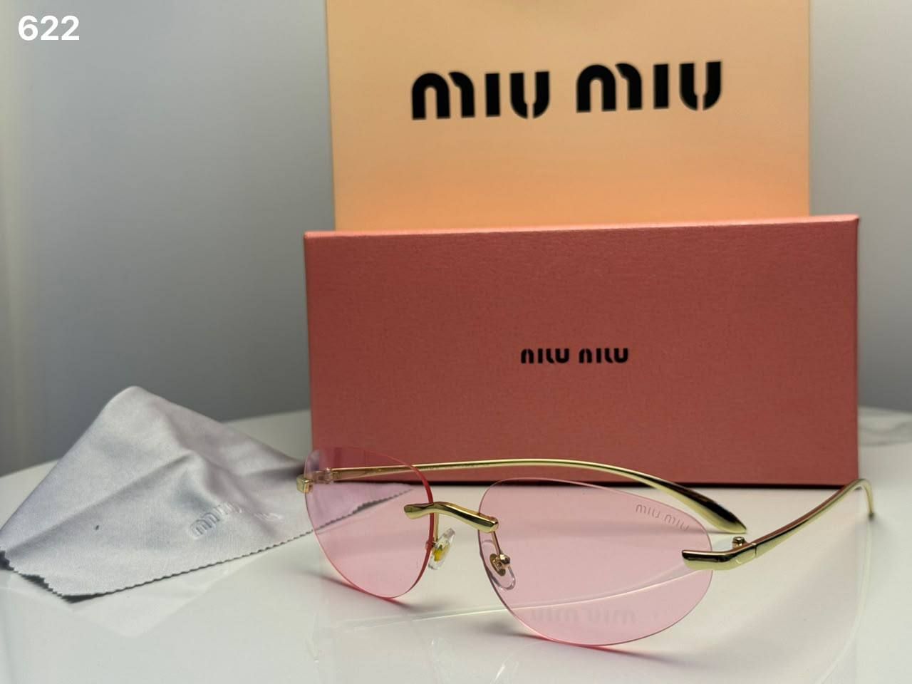 Miu Miu Sunglasses (Copy One) – Bold Designer Style & Complete UV Protection in the UAE | D-E45 – Image 4