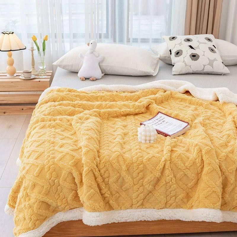 بطانية (حرام) شتوية فاخرة ذو وجهين - دفء مطلق ونعومة فائقة | D-A50 – Image 16