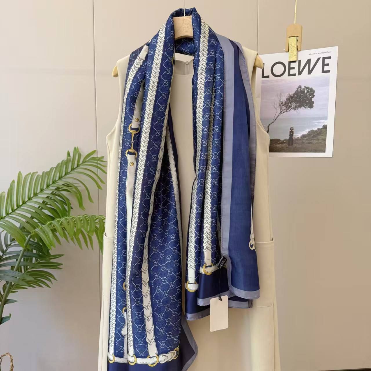Designer Luxury Scarves (Copy One) – Soft & Elegant Statement Scarves for the UAE | D-E47 – Image 47