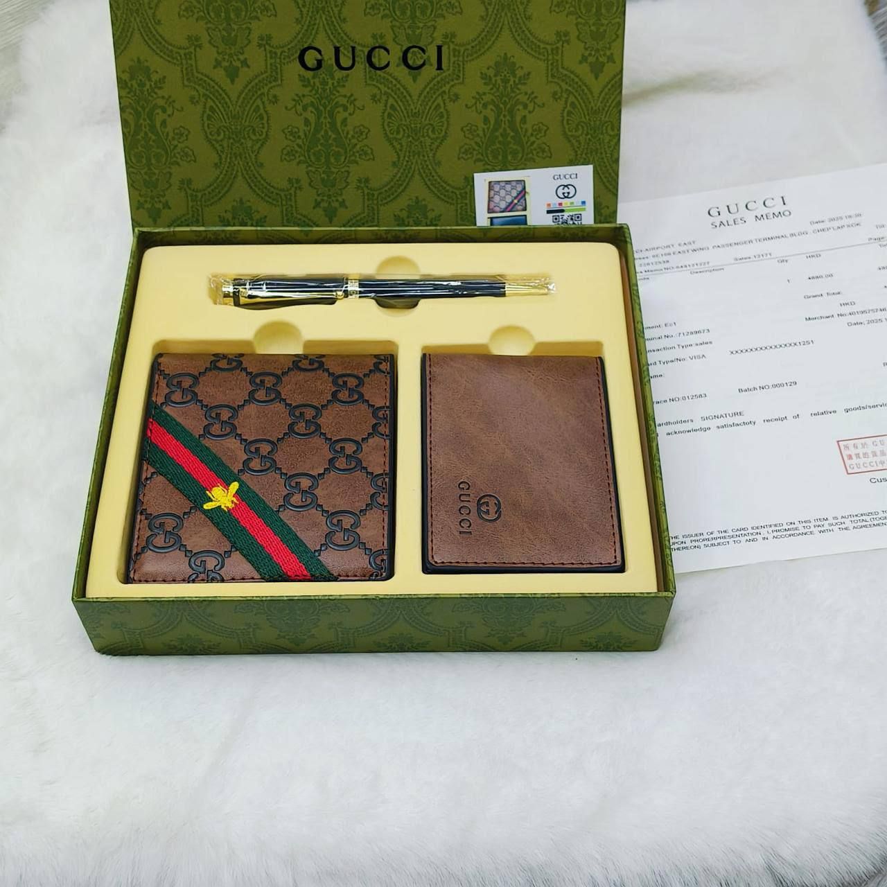 Luxury Men's Gift Sets (Wallet, Card Holder & Pen) – The Ultimate Gift for the Modern Gentleman in the UAE | D-E43 – Image 9