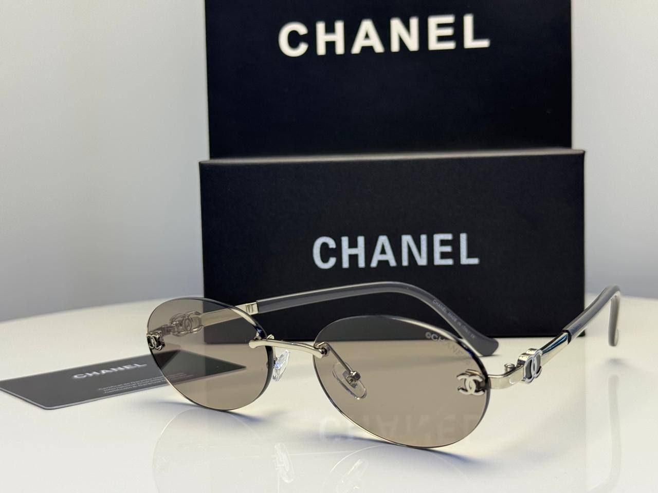 Chanel Rimless Sunglasses Copy One | Premium Quality & Fast Delivery UAE 🇦🇪 | D-E45 – Image 2