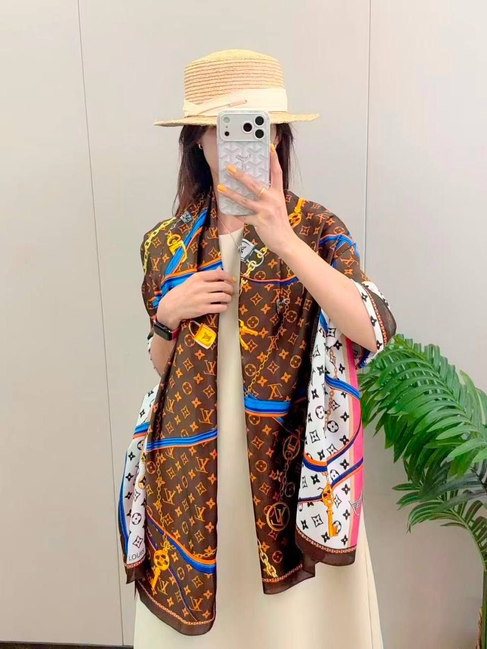 Designer Luxury Scarves (Copy One) – Soft & Elegant Statement Scarves for the UAE | D-E47 – Image 19