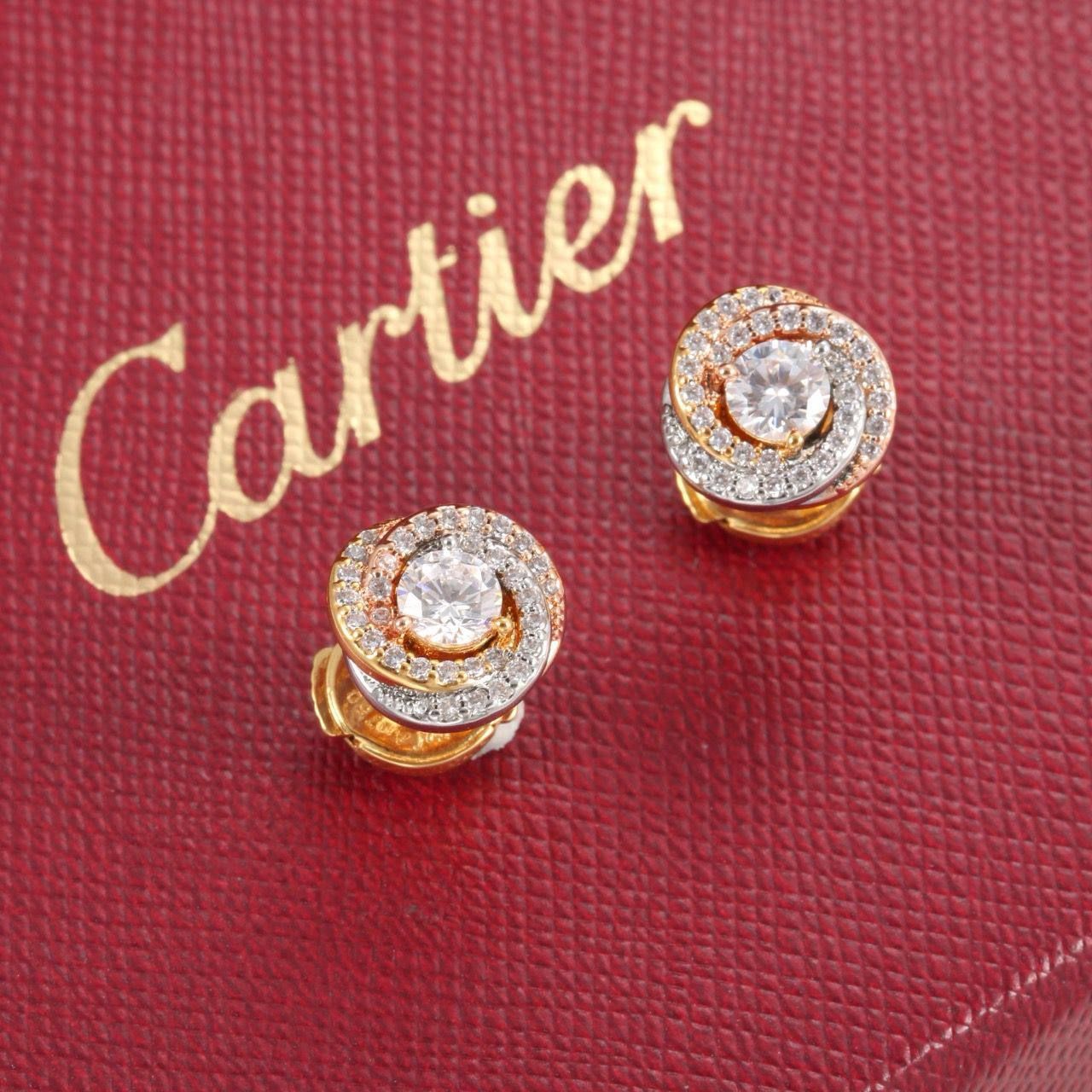 Delicate Cartier Trinity Inspired Jewelry Set (Necklace, Bracelet & Earrings) – Premium High Copy | D-E26 – Image 4