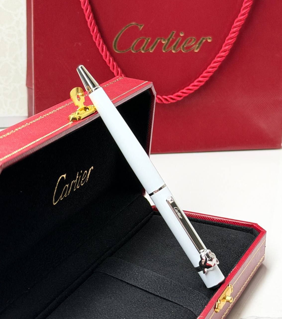 Cartier White Super Master Luxury Pen | Elegance & Style | UAE | D-E56 – Image 2