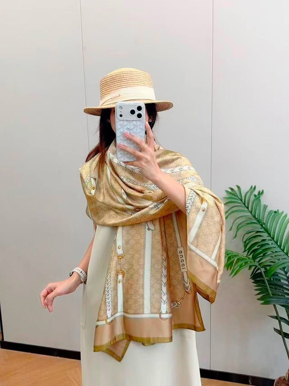 Designer Luxury Scarves (Copy One) – Soft & Elegant Statement Scarves for the UAE | D-E47 – Image 24