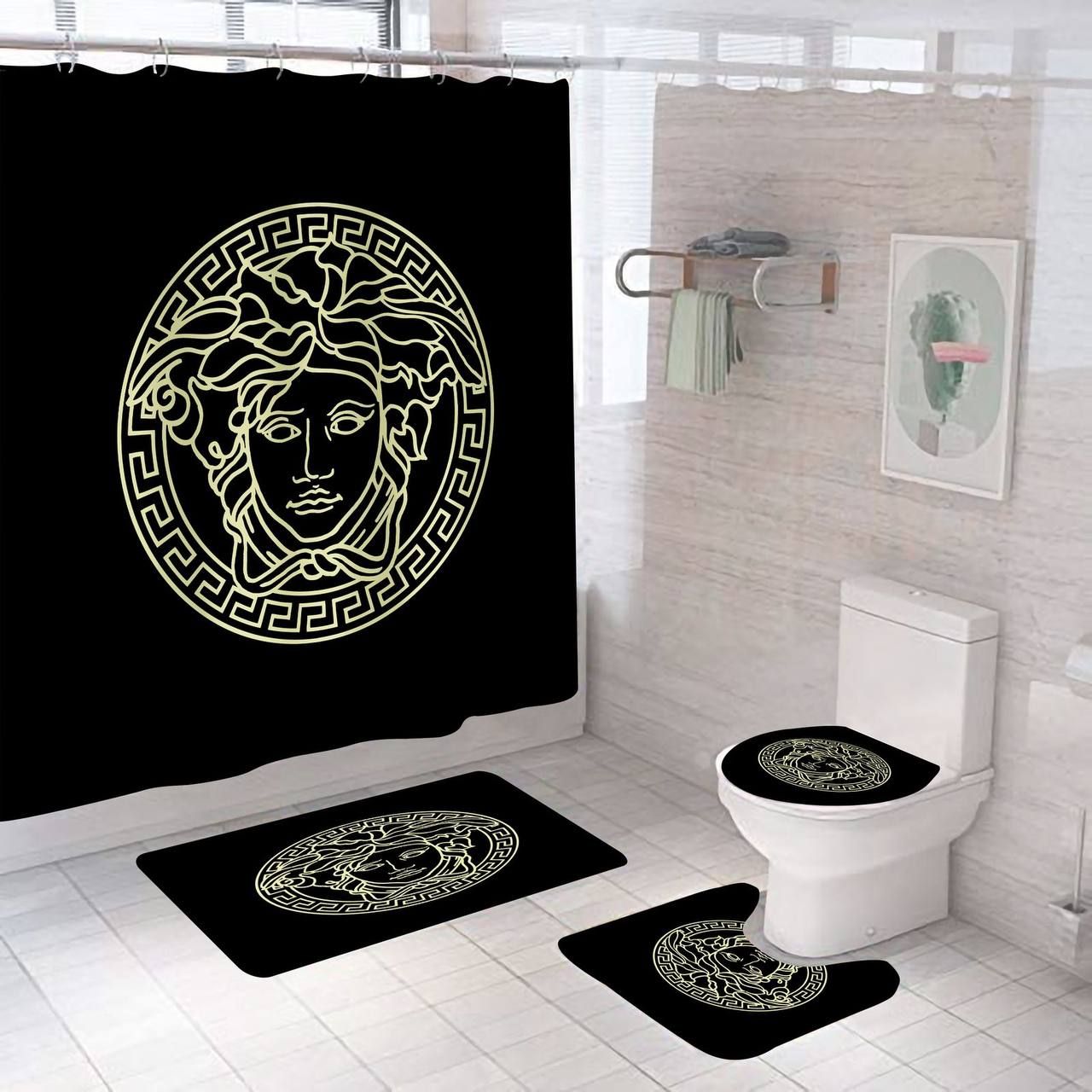 Premium 4-Piece Matching Bathroom Set – Luxury Designer Styling & Comfort | D-E49 – Image 10
