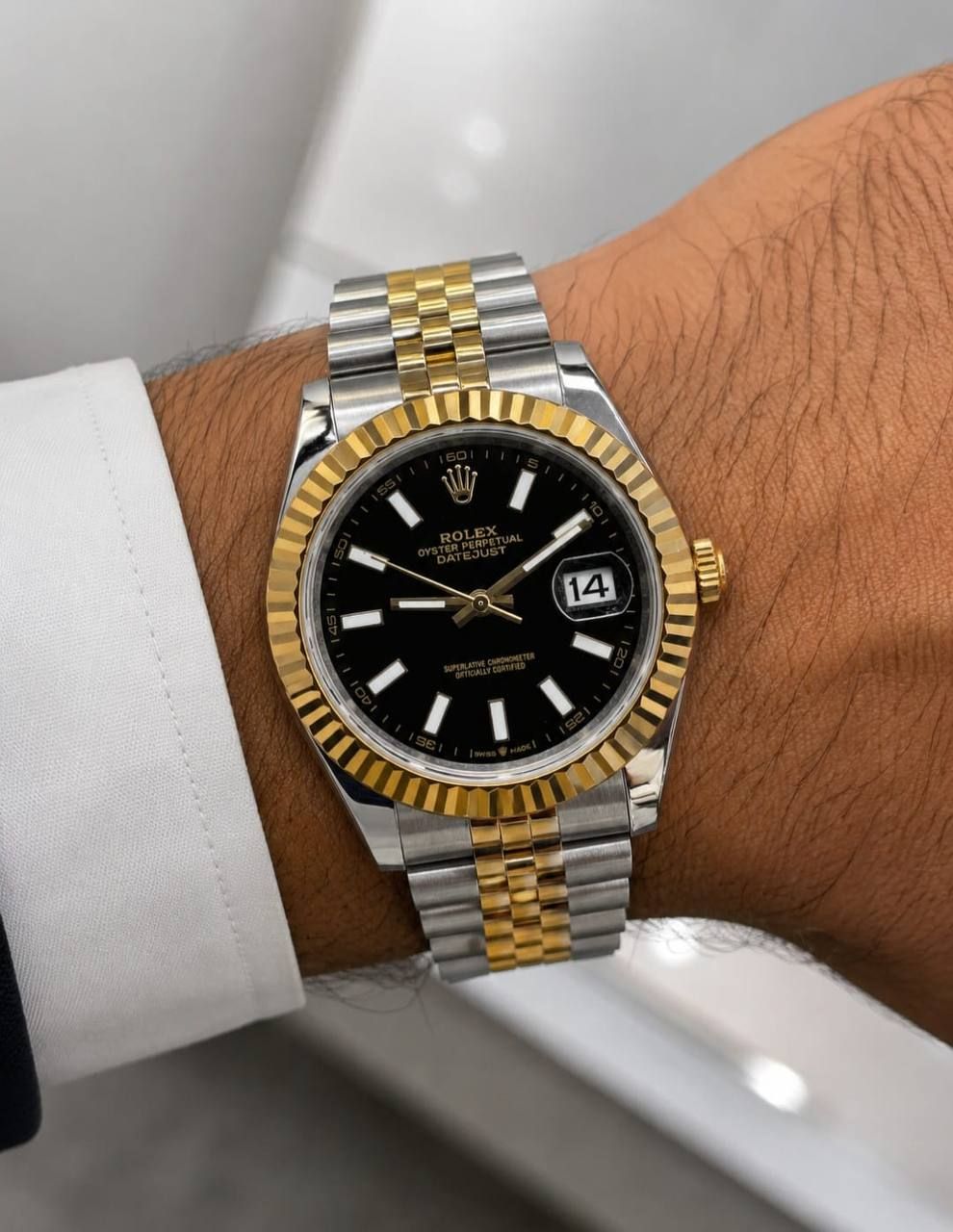 Classic Datejust Luxury Watch – Rolex-Inspired Premium Edition (Copy 1) with Mega Color Selection | D-E01 – Image 10