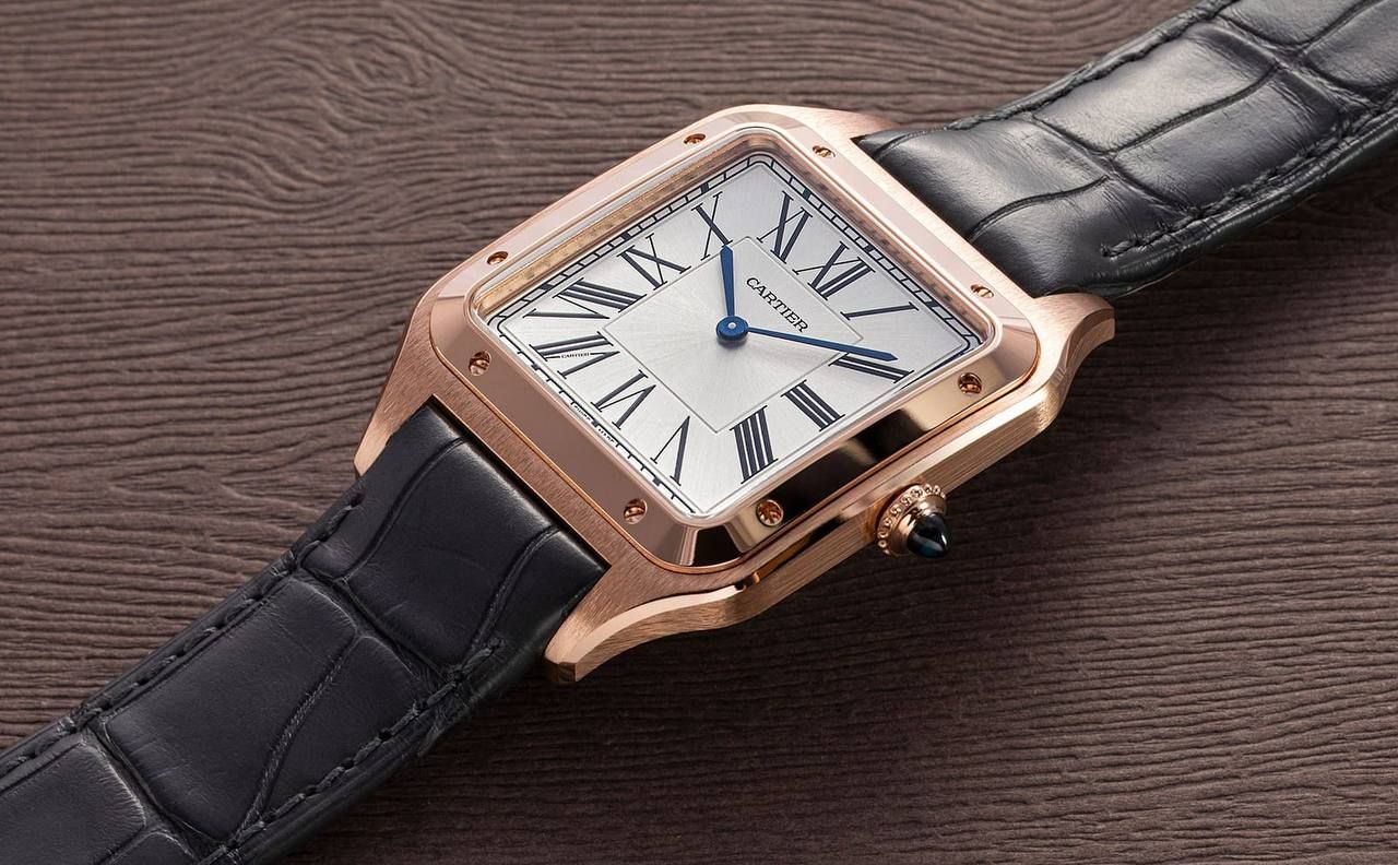 Cartier Santos High Master Leather Strap Watch | Luxury & Style | UAE | D-E56 – Image 4