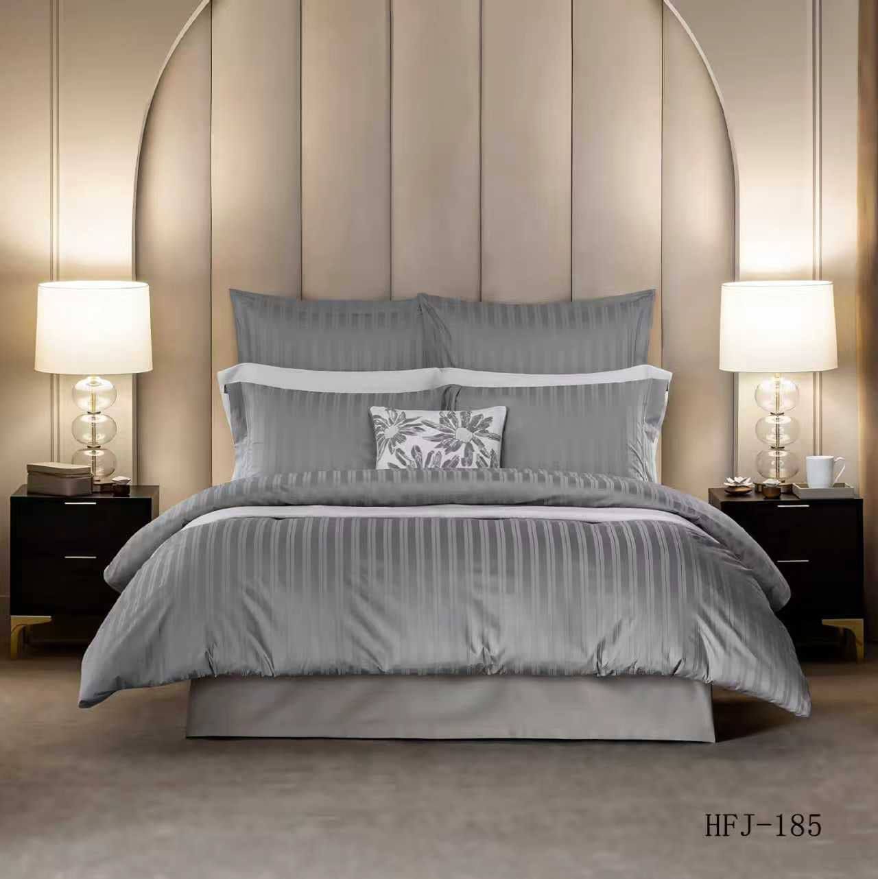 طقم غطاء لحاف (كوفر) فندقي فاخر - كينج سايز - موديل | D-A50 – Image 7