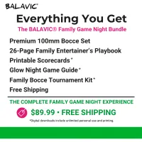 BALAVIC® Family Game Night Bundle — Bocce Set + Playbook + Digital Bonuses – Image 2