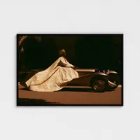 THE DISTANCE HOME — African Woman Gold Art Deco Portrait Wall Art – Image 3