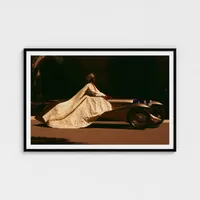 THE DISTANCE HOME — African Woman Gold Art Deco Portrait Wall Art – Image 1