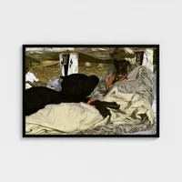 THE KINGDOM ABOVE — Afrofuturist African Queen & Panther Wall Art – Image 3
