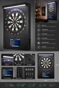 Electronic Dart Board with LED Lights – Image 1