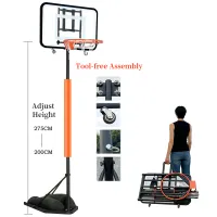 Basketball Movable Wheel Hoop Stand – Image 5