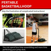 Basketball Movable Wheel Hoop Stand – Image 3