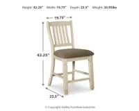 Bolanburg Counter Height Dining Table and 6 Barstools – Image 3