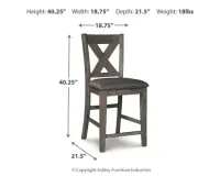 Caitbrook Counter Height Dining Table and 4 Barstools – Image 5