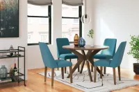 Lyncott Dining Table and 4 Chairs – Image 1