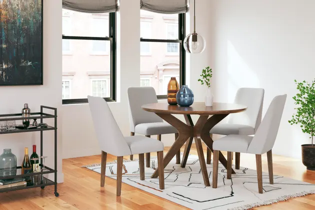 Lyncott Dining Table and 4 Chairs – Image 1