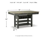 Tyler Creek Counter Height Dining Table 5 pieces – Image 3