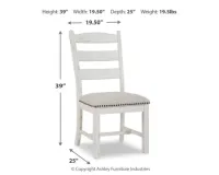 Valebeck Dining Table and 4 Chairs – Image 3
