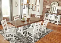 Valebeck Dining Table and 4 Chairs – Image 1