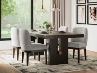 Burkhaus Dining Table and 4 Chairs – Image 1