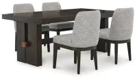 Burkhaus Dining Table and 4 Chairs – Image 2