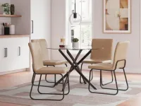 Pharwynn Dining Table and 4 Chairs – Image 1